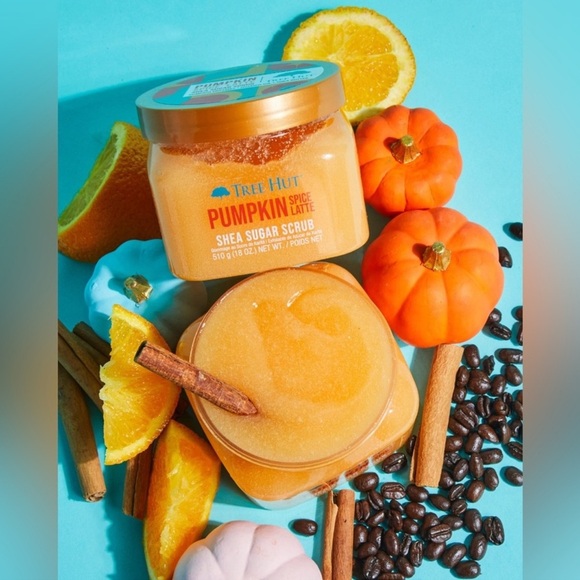 Tree Hut Shea Sugar Scrub Pumpkin Spice Latte Nwt - Picture 2 of 7